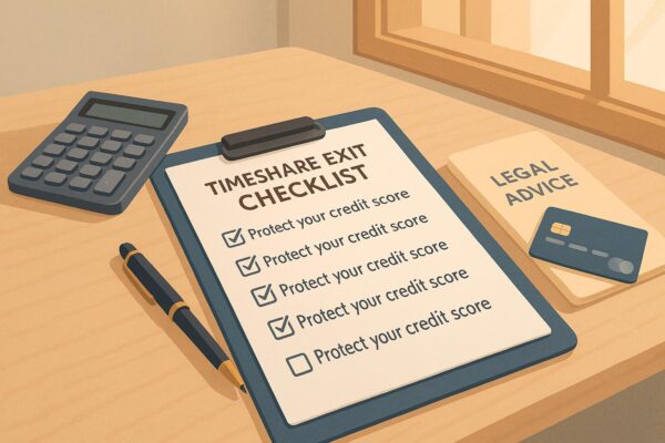 Timeshare Exit Checklist: Protecting Your Credit Score