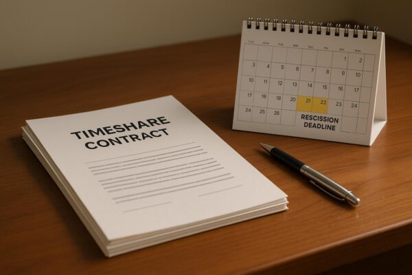 What Are Rescission Rights in Timeshare Contracts?