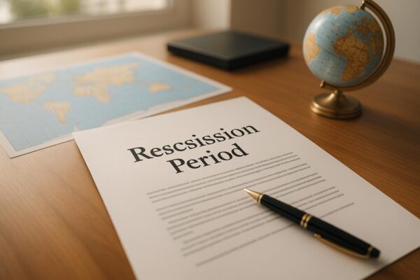 Understanding Rescission Periods for International Timeshares