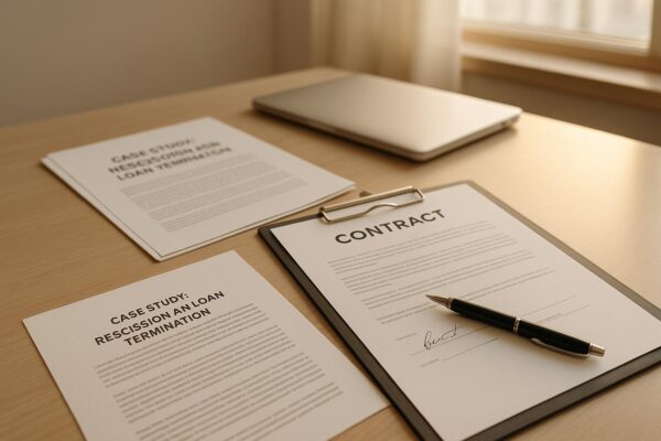 Case Study: Rescission and Loan Termination