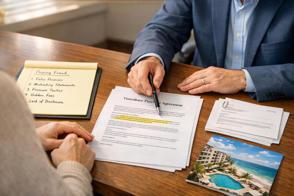 Proving Fraud in Timeshare Cancellation Cases