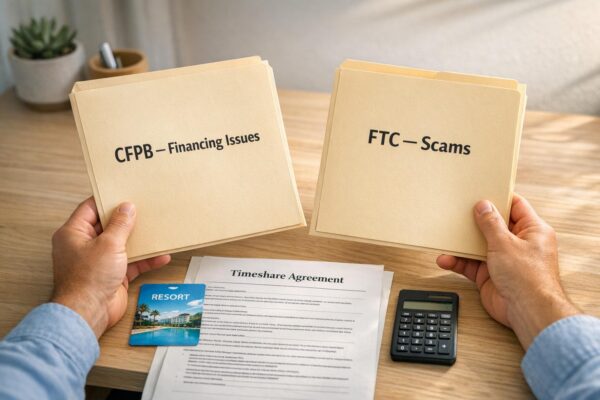 CFPB vs. FTC: Who Handles Timeshare Complaints?