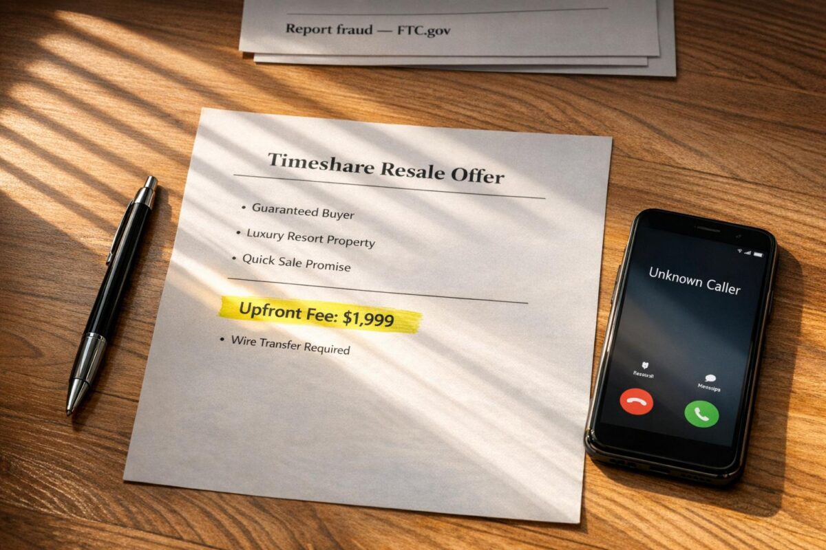 Timeshare Resale Scams: Case Studies