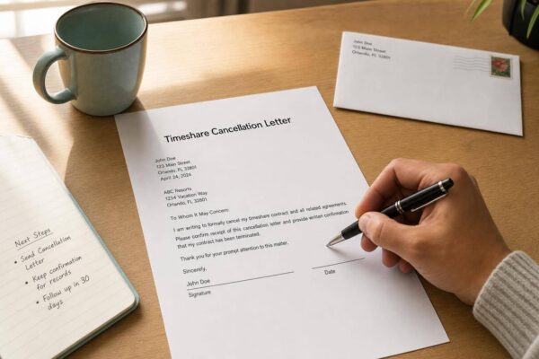 Timeshare Cancellation Letter Generator